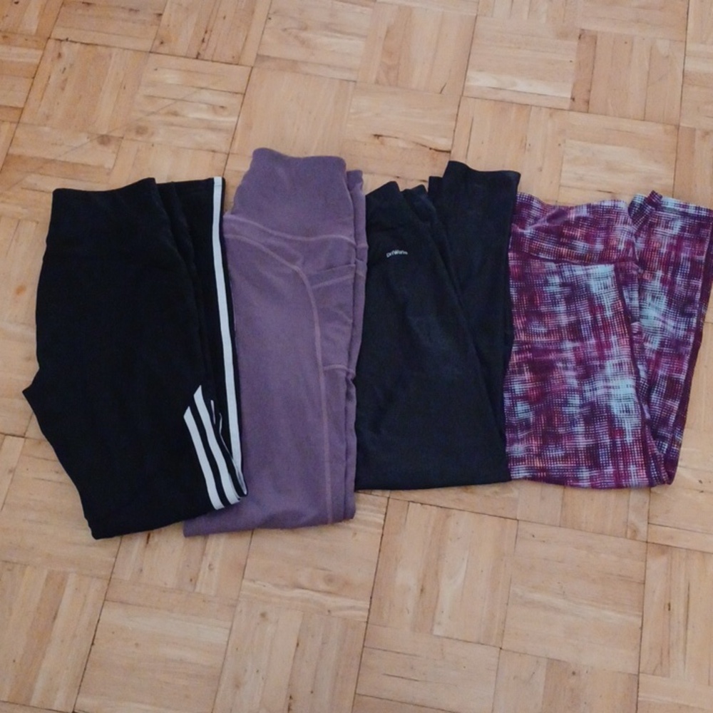 Workout Leggings 4 pair size women's medium